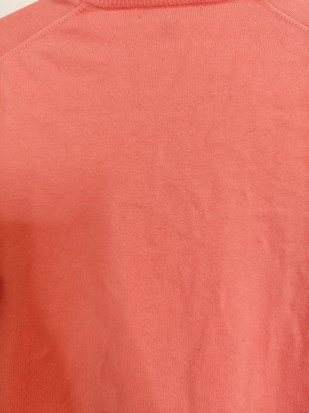 Land's End Crew Neck Long Sleeve Coral Cotton Cardigan/Button Up Sweater Size S - Picture 5 of 11